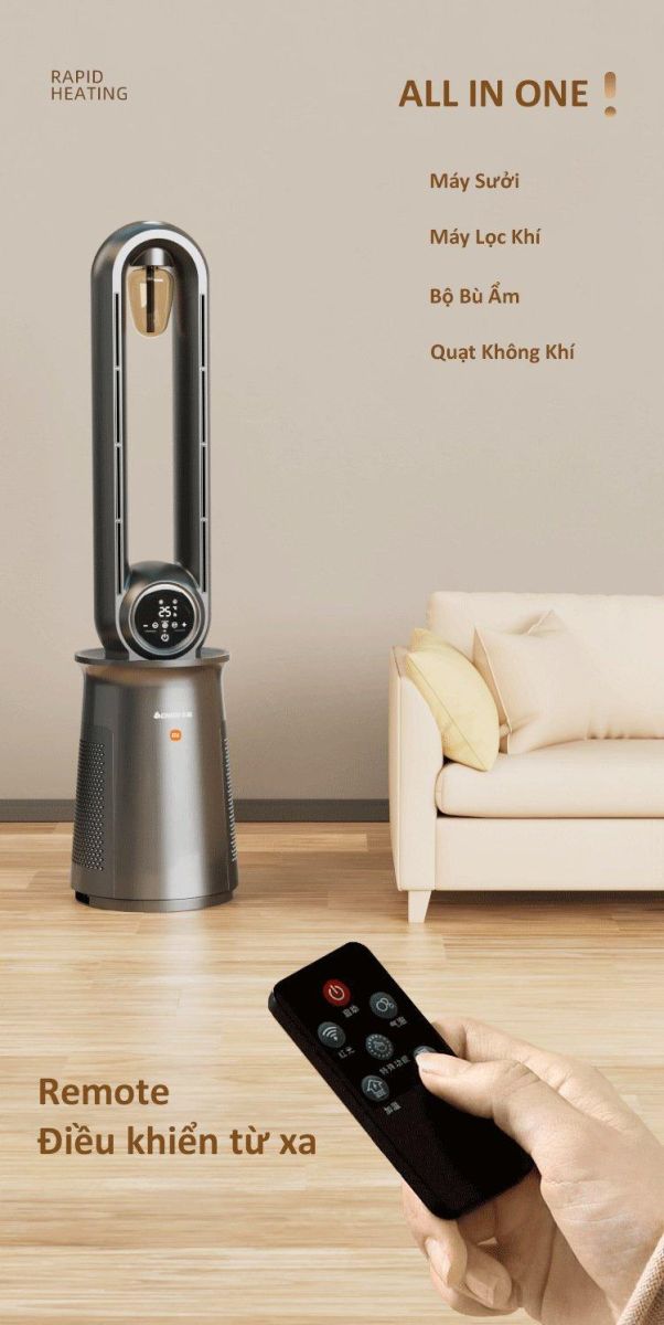 Máy sưởi Xiaomi Chigo PTC New Model 2025